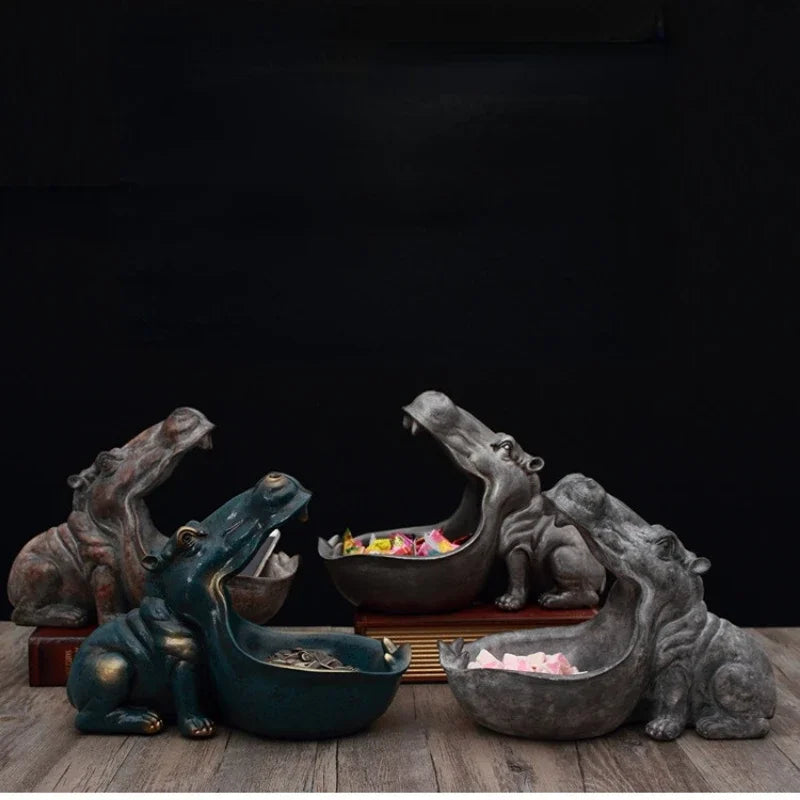 HippoHaven nijlpaard decoratieschaal