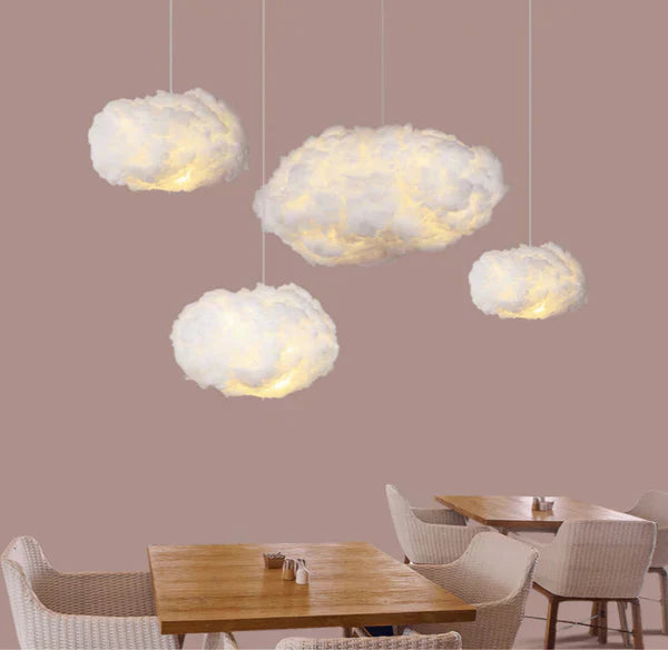 NebelWolk Luxe Plafondlamp van Katoen