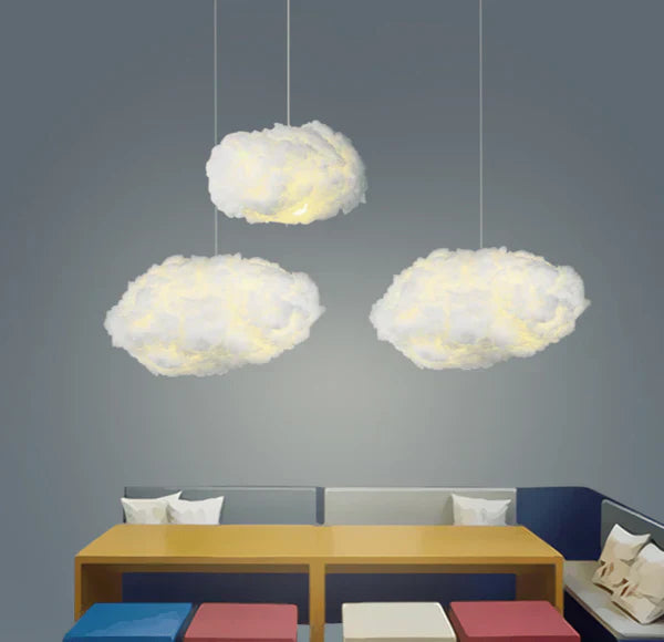 NebelWolk Luxe Plafondlamp van Katoen