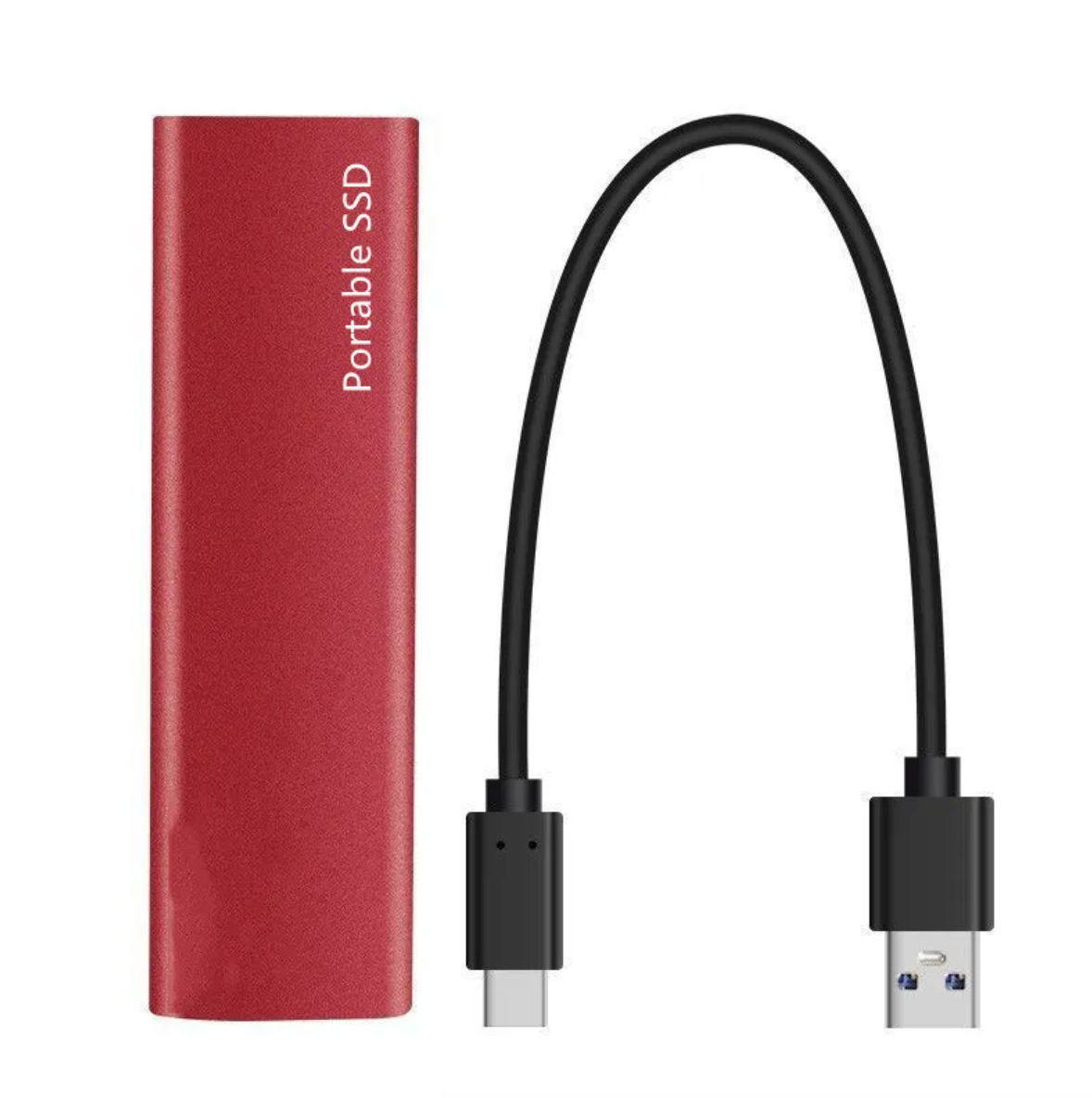 Portable External SSD Drive – Modern Compact Design