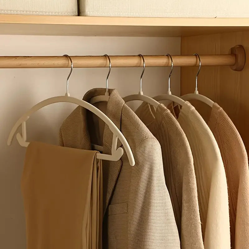 Space-Saving Non-Slip Hangers Slim Clothes Organizer – 10 Pieces