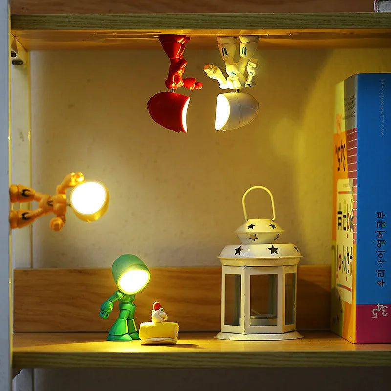 GlowTrooper desk lamp in robot style