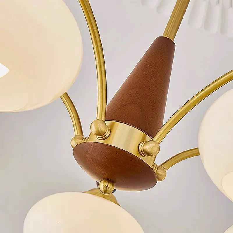 Retro Melodica Mid-Century Retro Glass Chandeliers