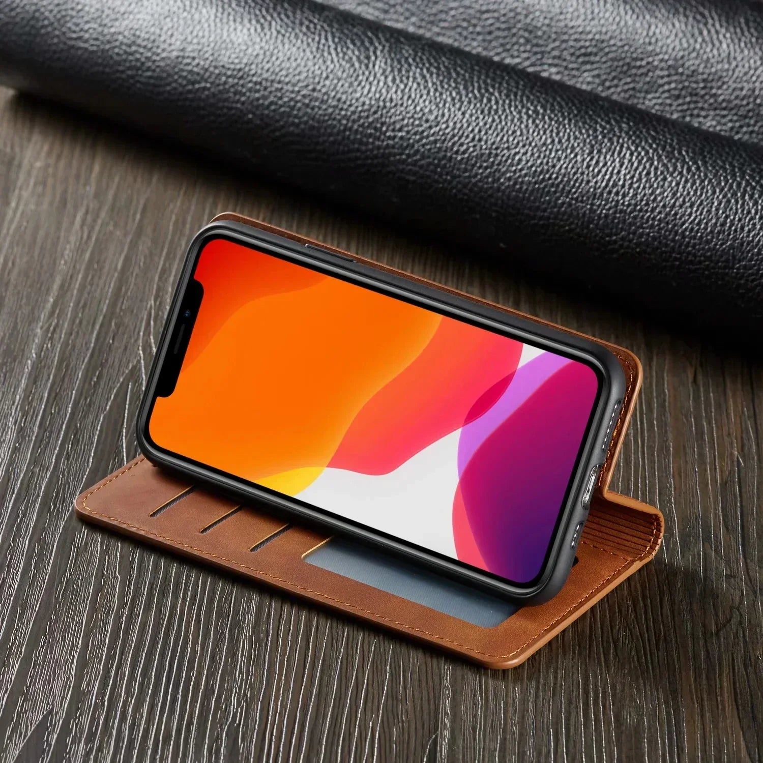 Sandsberg iPhone hoesje, magnetisch telefoonhoesje voor stijlvolle bescherming