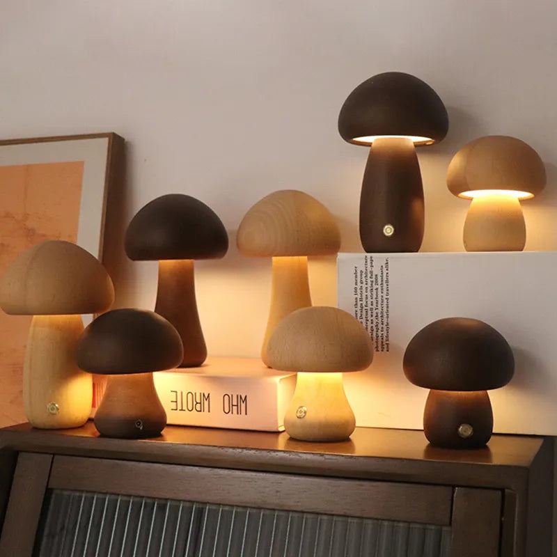 GlowCap Mushroom Table Lamp