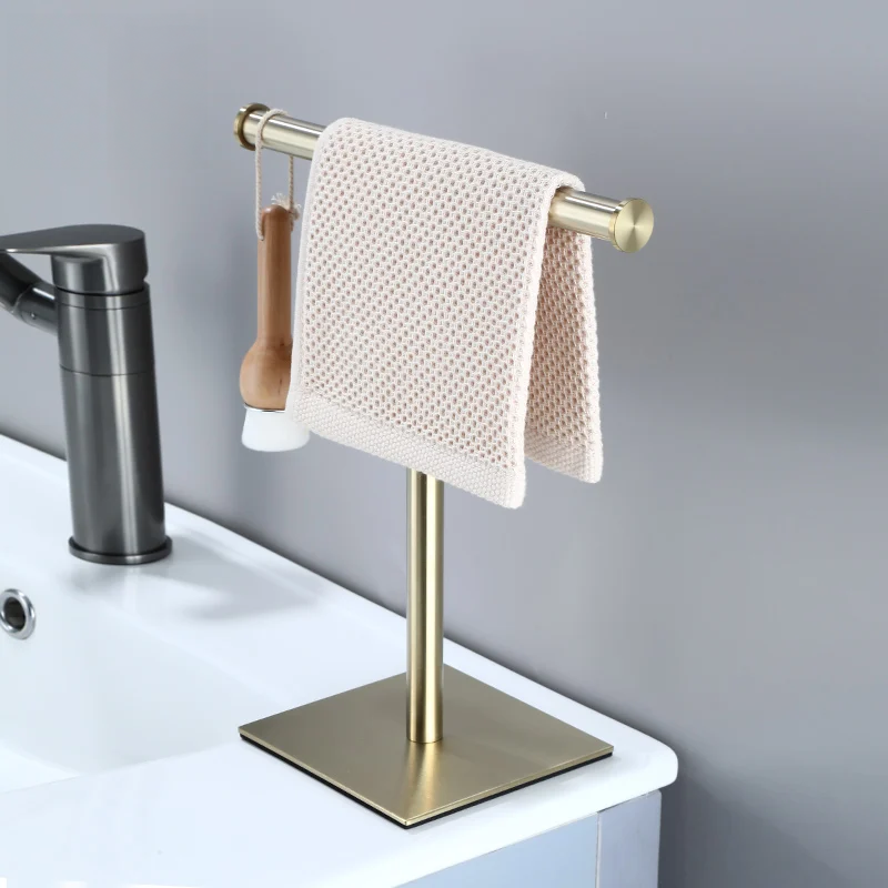 Movable Hand Towel Stand Space-Saving Free-Standing Holder