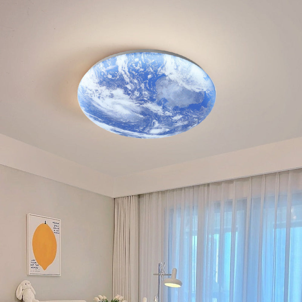 Modern Moonlight Ceiling Light LED Flush Mount