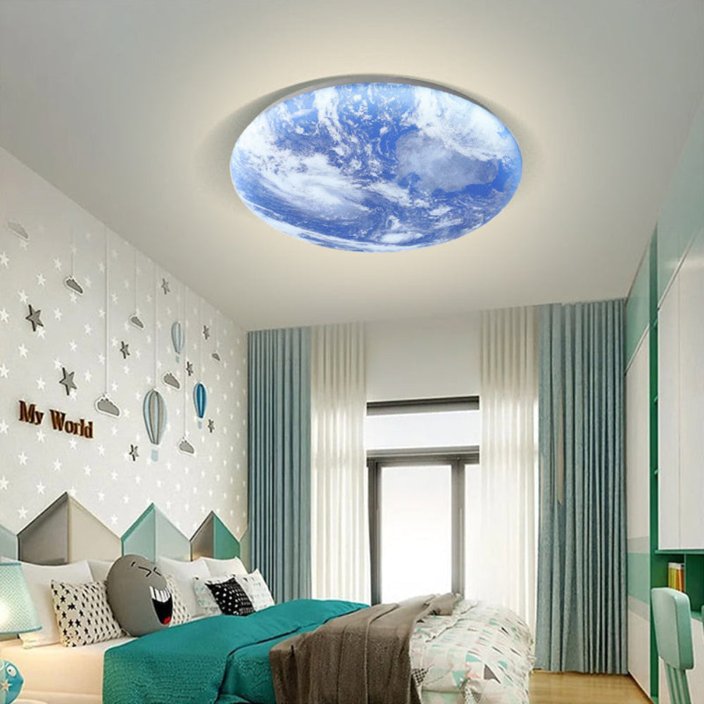 Modern Moonlight Ceiling Light LED Flush Mount