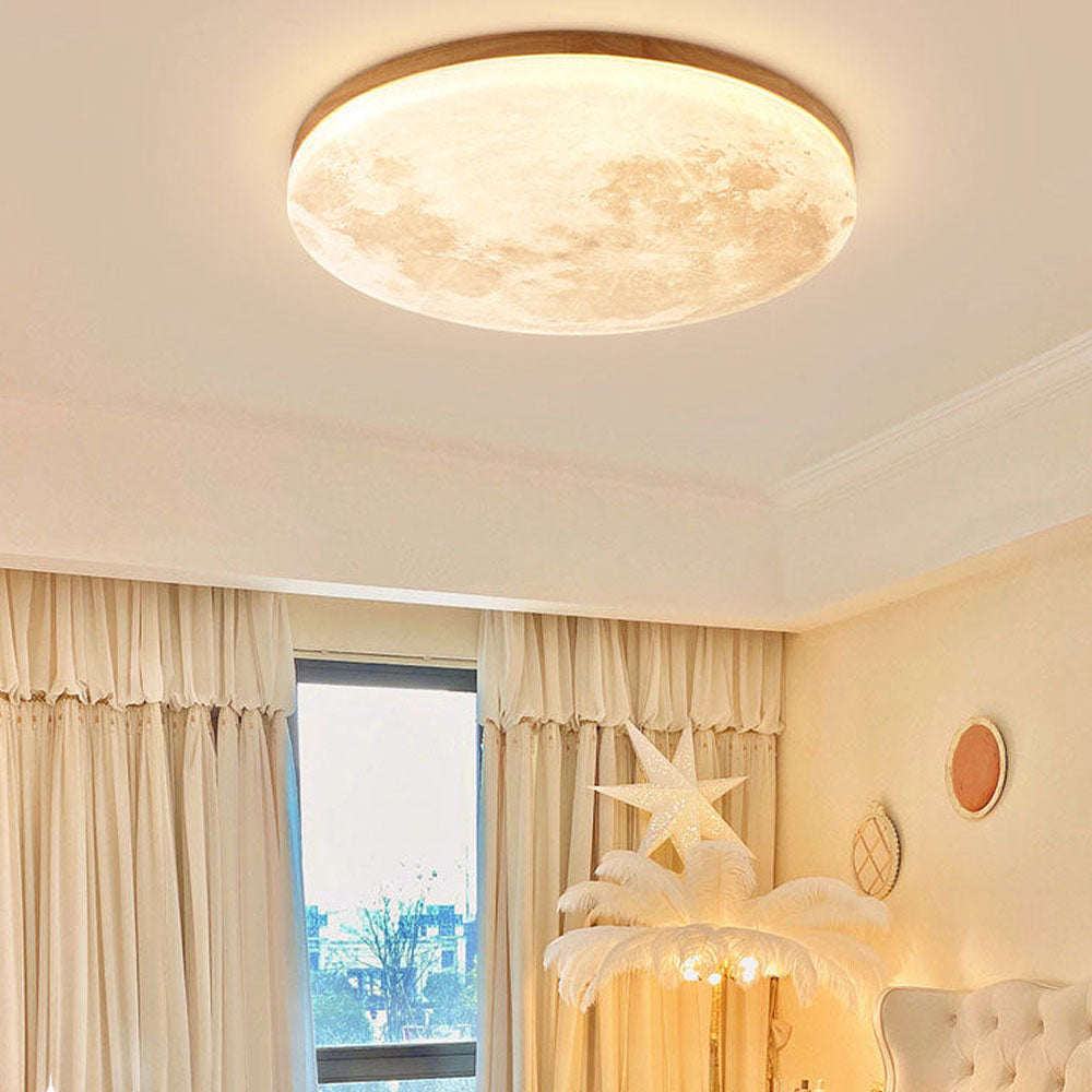 Modern Moonlight Ceiling Light LED Flush Mount