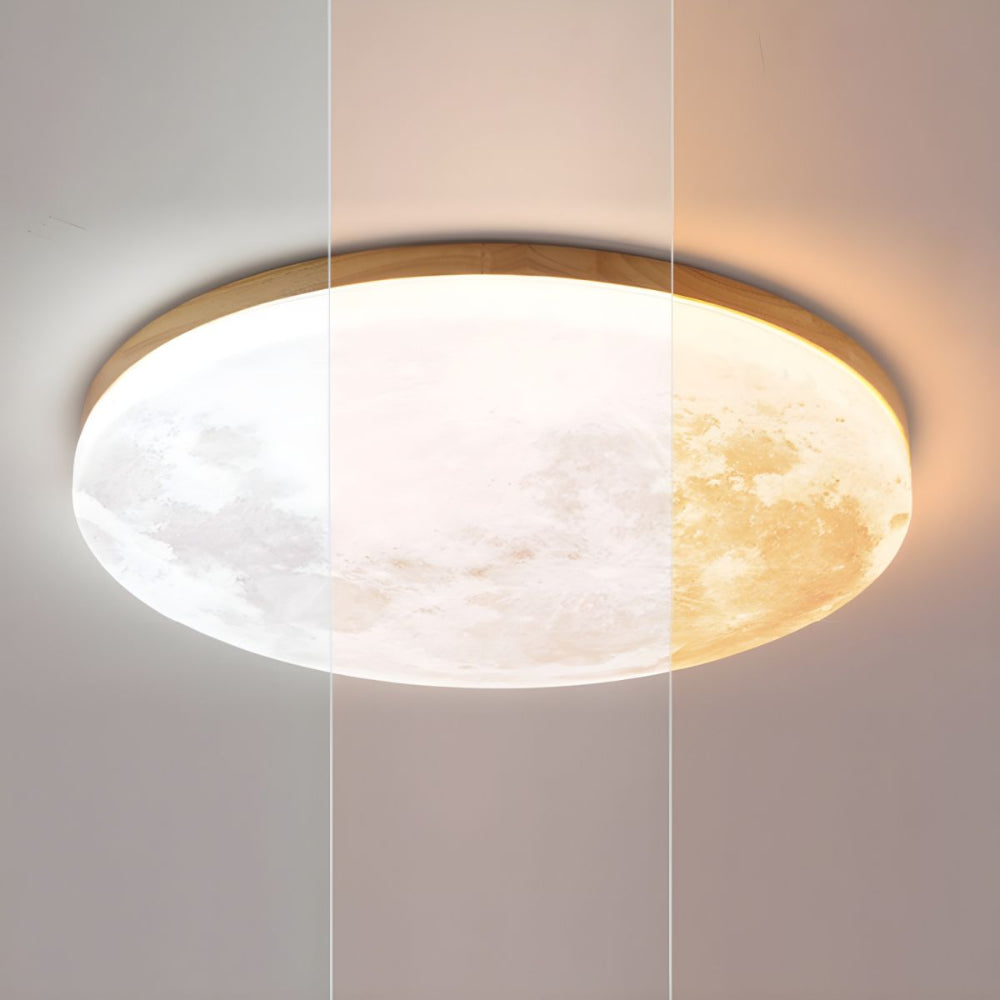 Modern Moonlight Ceiling Light LED Flush Mount
