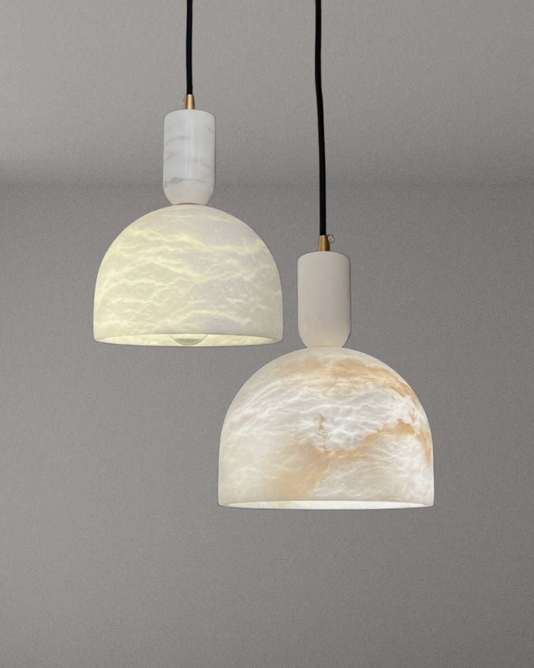 Seren pendant lamp made of alabaster