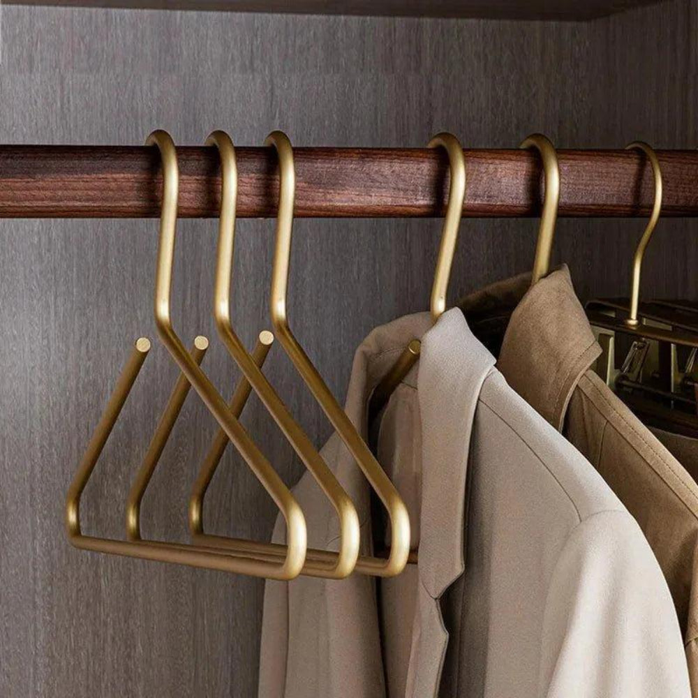 5-Piece Non-Slip Clothes Hanger Set Elegant Closet Organizer