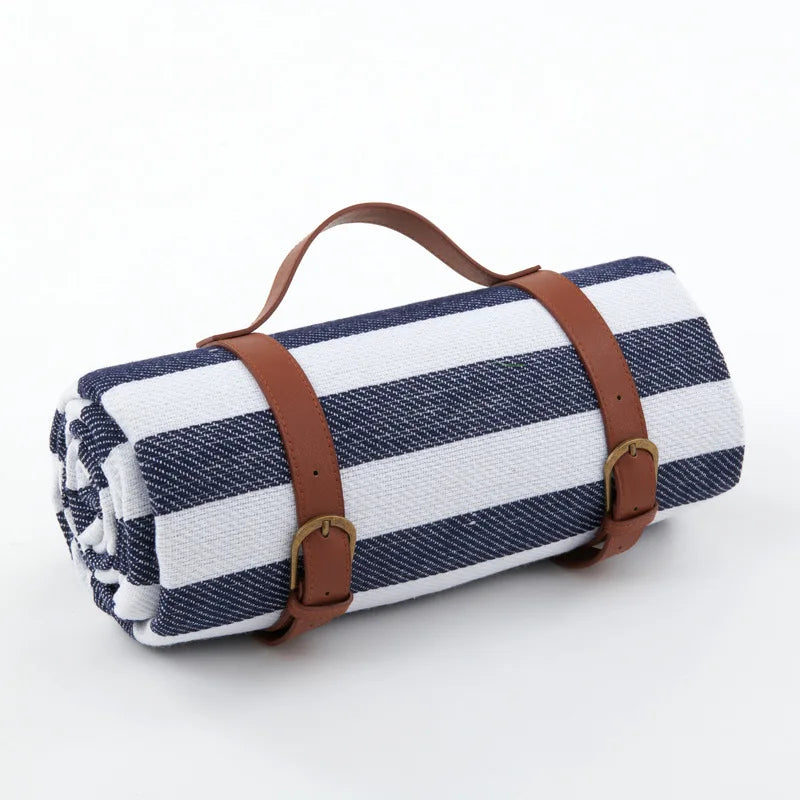 Outdoor Plaid Picnic Blanket Moisture-Protected Foldable Mat