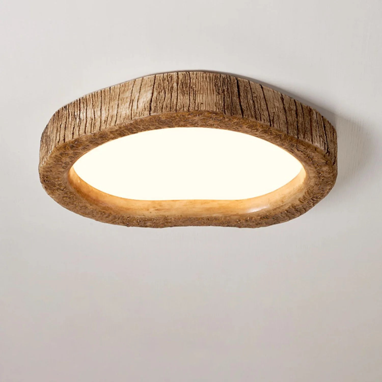 Cozylumin ceiling lamp with wood look for the bedroom