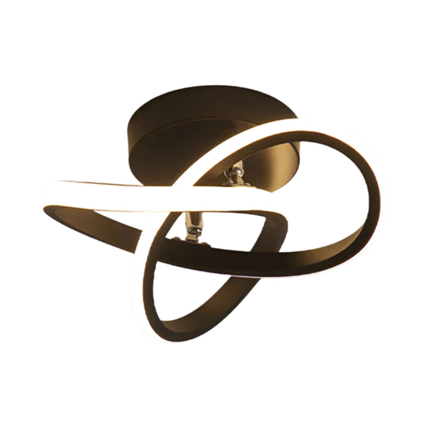 Modern 3-Ring Ceiling Light Stylish Adjustable LED Design