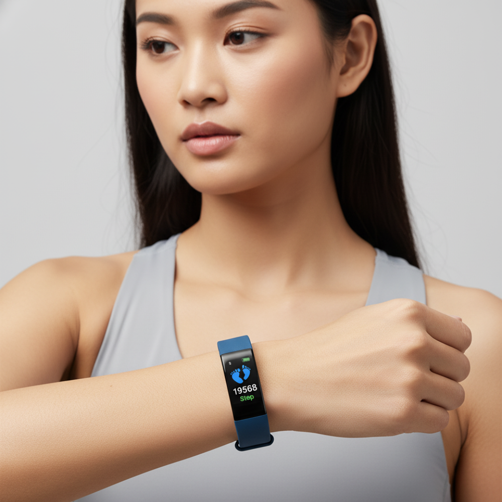Smart Fitness Watch Easy-to-Use Waterproof Health Tracker
