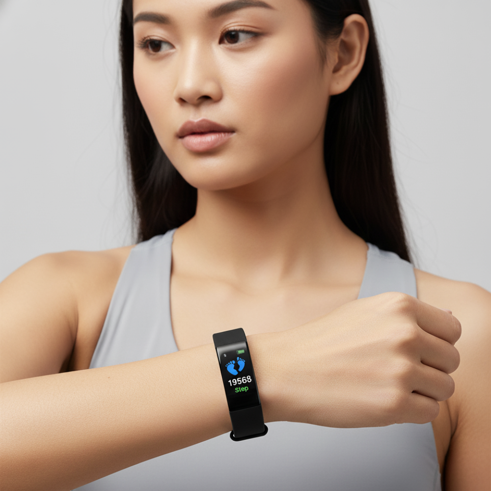 Smart Fitness Watch Easy-to-Use Waterproof Health Tracker