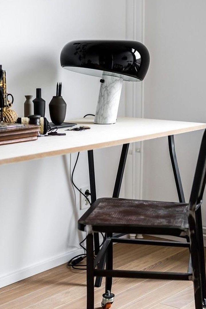 Marble Table Lamp Elegant Bedside & Desk Lighting for Living Room
