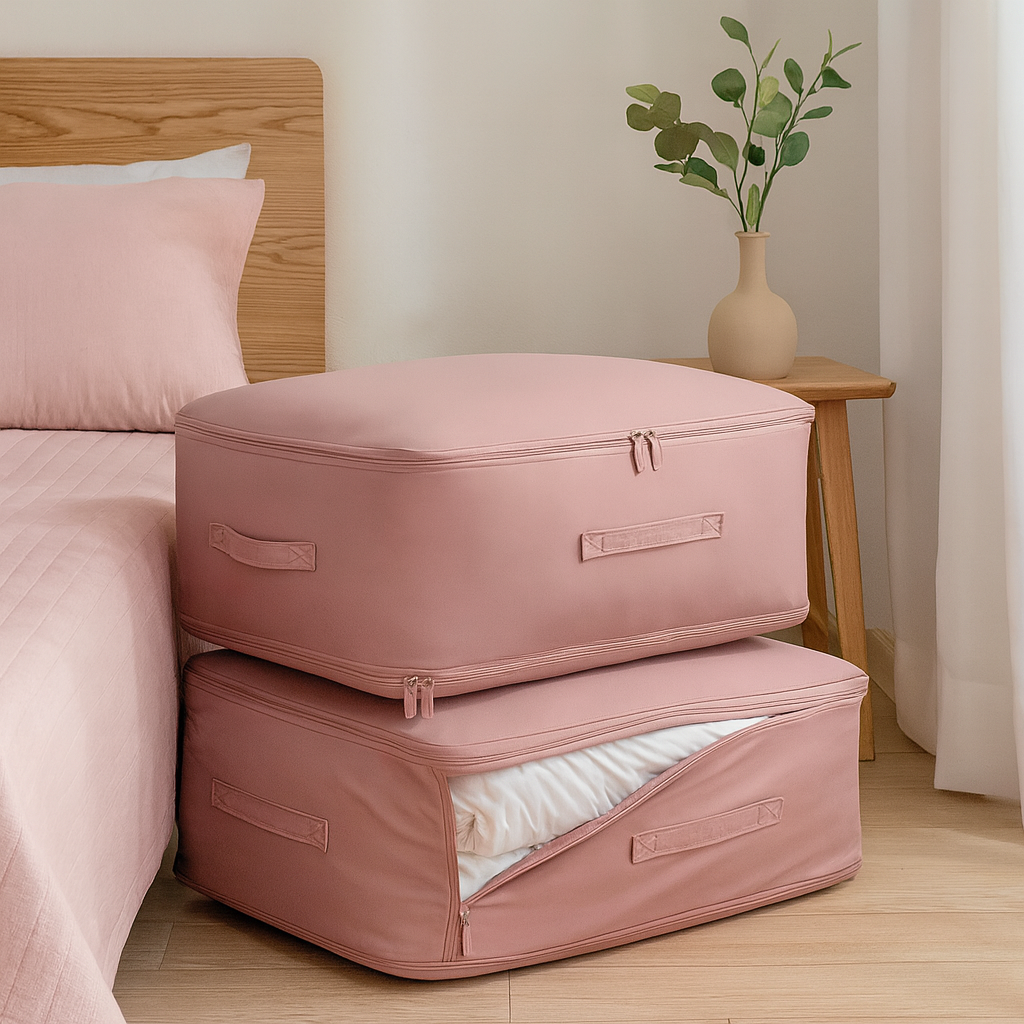 Compact Vacuum Storage Set Foldable Compression Box for Clothes & Linens