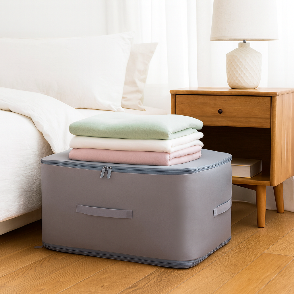 Compact Vacuum Storage Set Foldable Compression Box for Clothes & Linens