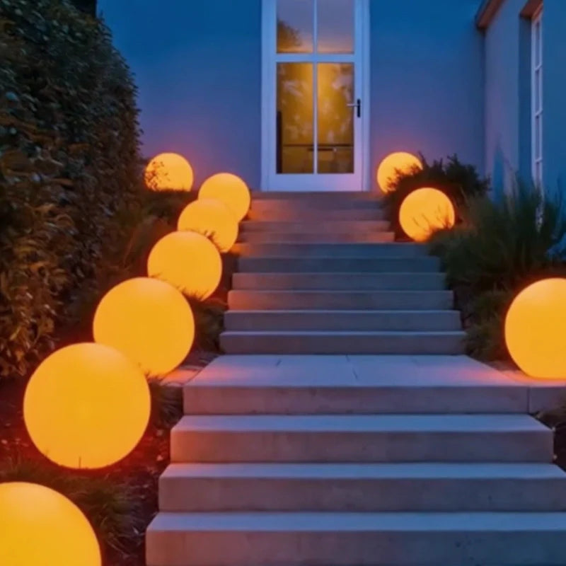 Color-Changing Spherical Garden Light Solar Mood Light