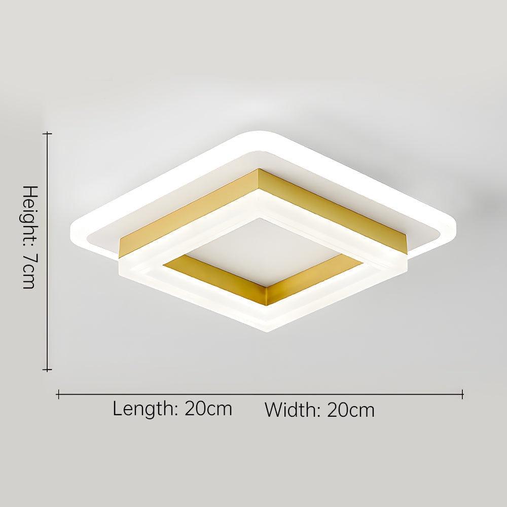 Slim Square Modern LED Ceiling Light
