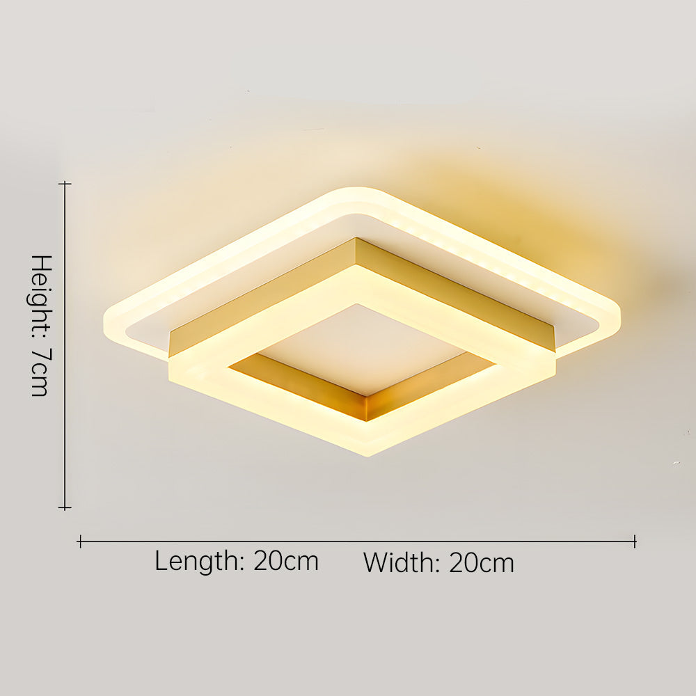 Slim Square Modern LED Ceiling Light