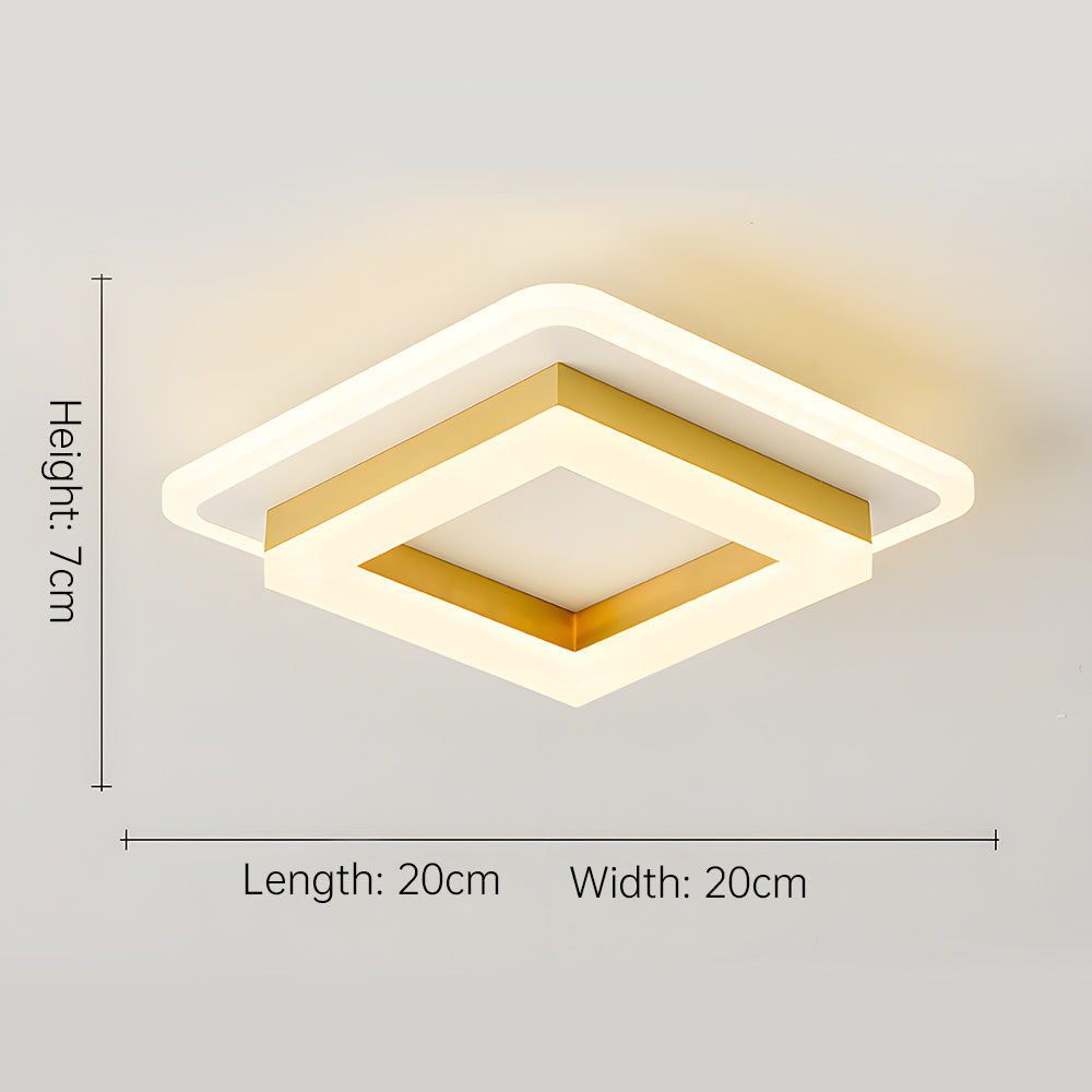 Slim Square Modern LED Ceiling Light