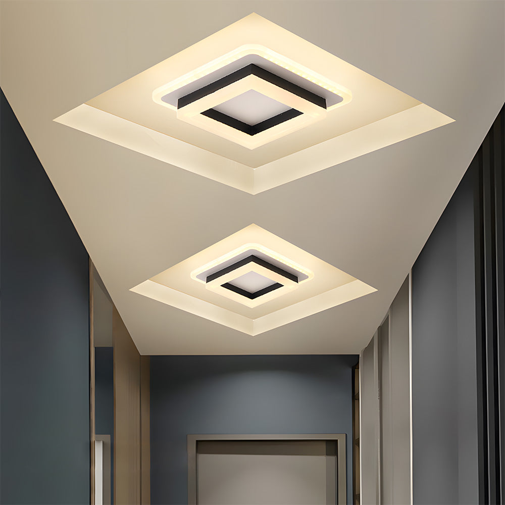 Slim Square Modern LED Ceiling Light