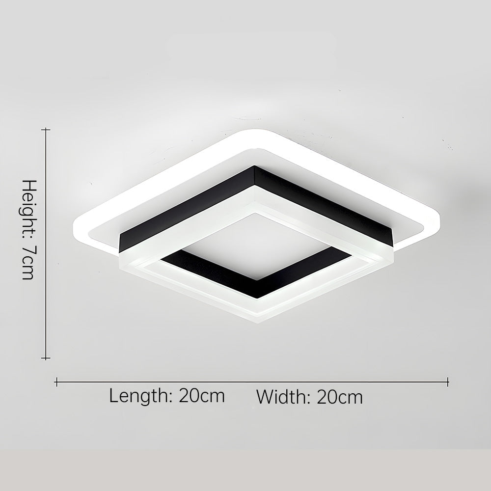 Slim Square Modern LED Ceiling Light