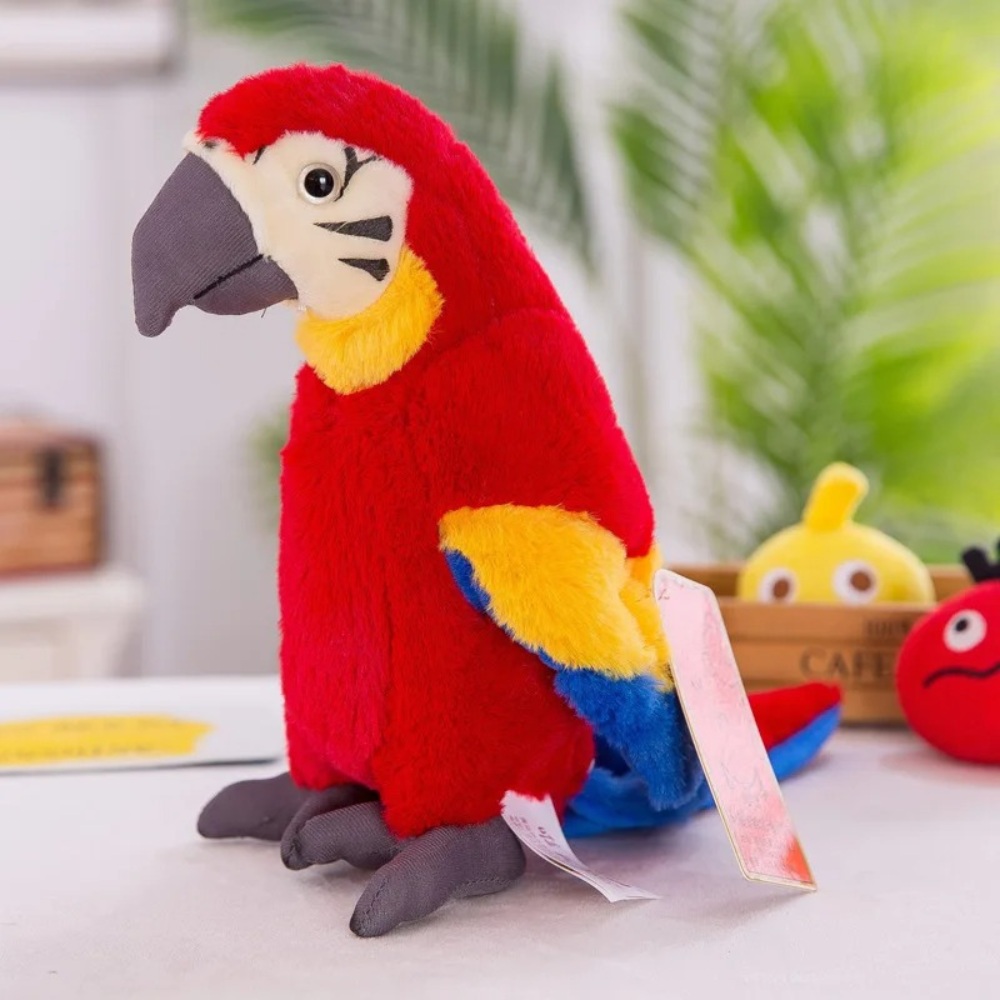 Talking Parrot Toy for Kids Interactive Educational Voice-Repeat Toy