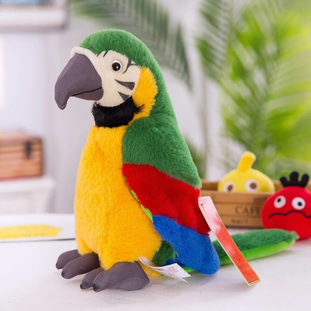 Talking Parrot Toy for Kids Interactive Educational Voice-Repeat Toy