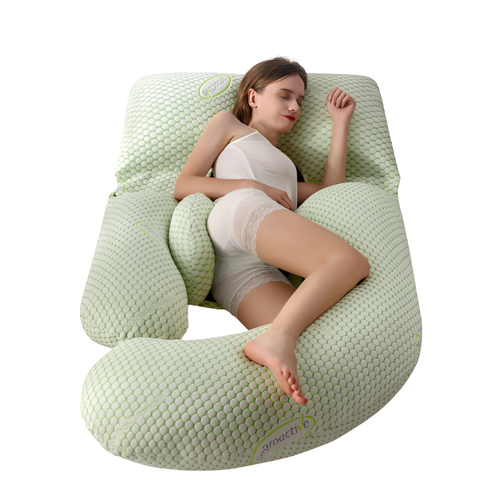 U-Shaped Pregnancy Pillow Full Body Support for Restful Sleep
