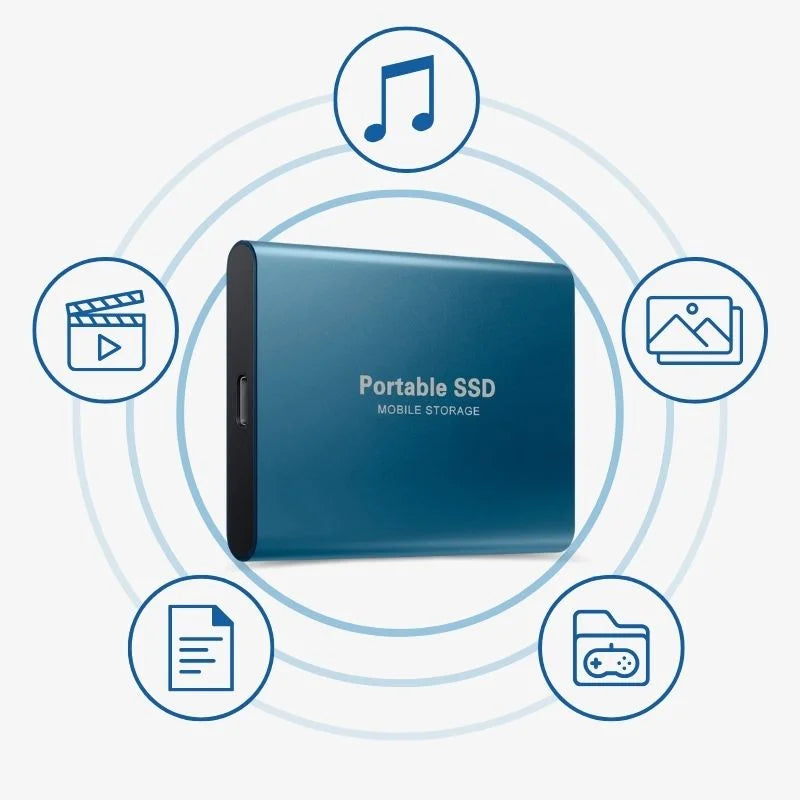 External SSD Ultra-Fast Storage with High-Speed Data Transfer