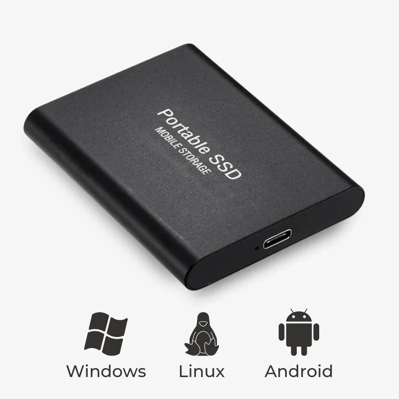 External SSD Ultra-Fast Storage with High-Speed Data Transfer