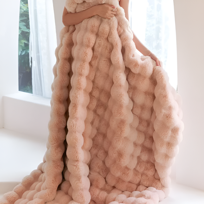 VeluLuxe Dubbelzijdige Fleece en Imitatiebont Deken