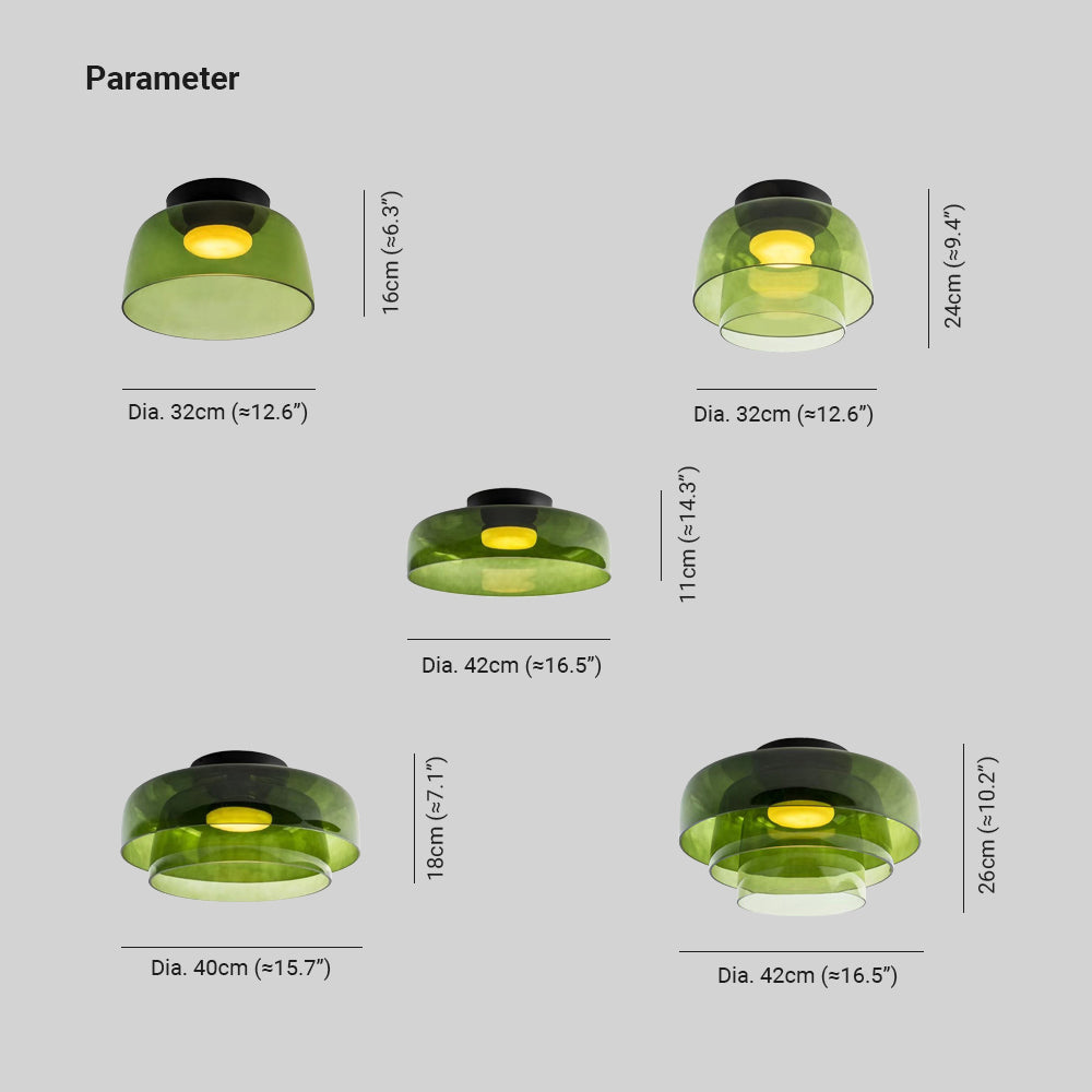 Nordic Morandi Ceiling Light Contemporary Flush Mount Lamp for Home Interiors