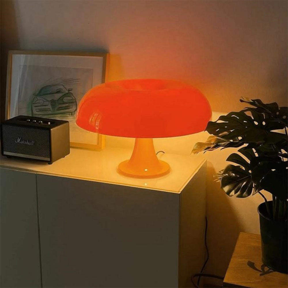 Mushroom-Shaped Minimalist Bedside Lamp in Nordic Mid-Century Style
