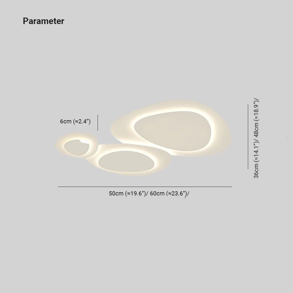 Modern LED Ceiling Light Dimmable Light for Elegant Home Décor
