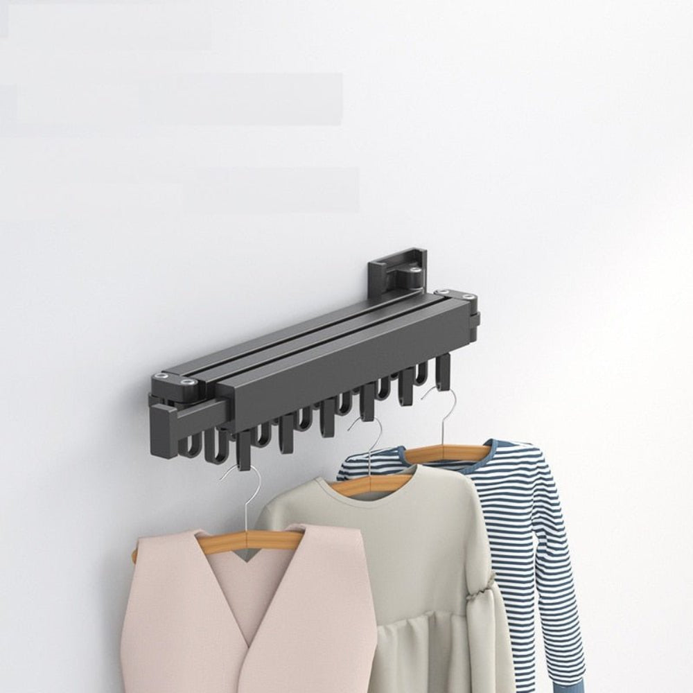 Space-Saving Wall Clothes Hanger Foldable Indoor Drying Solution
