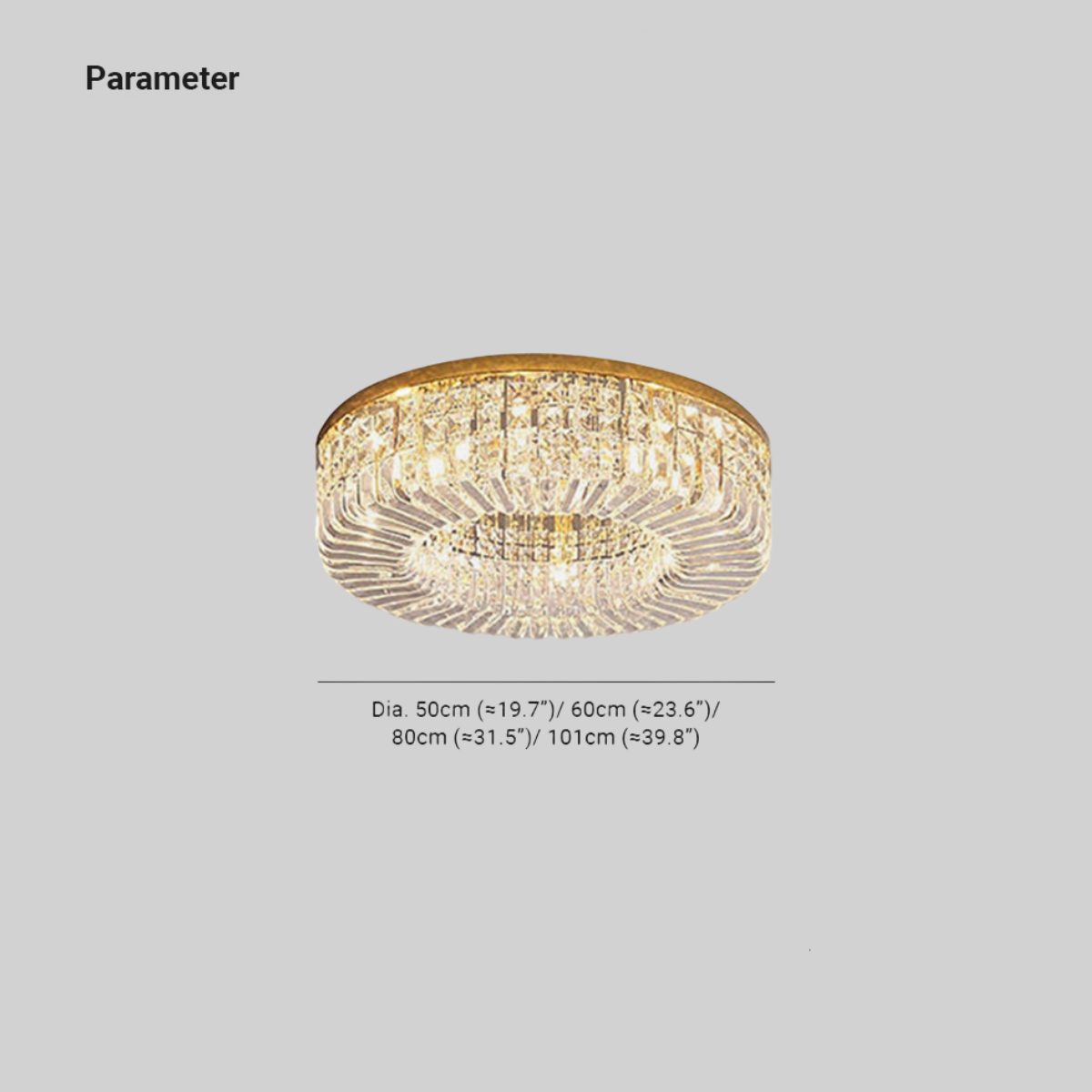 Modern Ceiling Light Glamorous Flush Mount Fixture for Home Décor