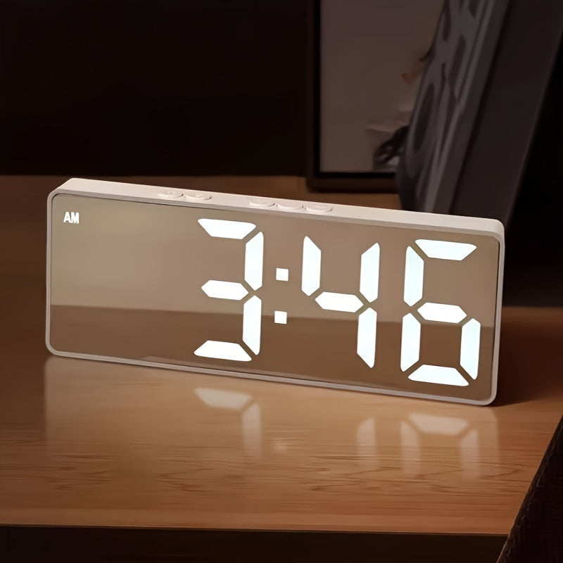 LED Sunrise Alarm Clock Adjustable Brightness & Snooze Function