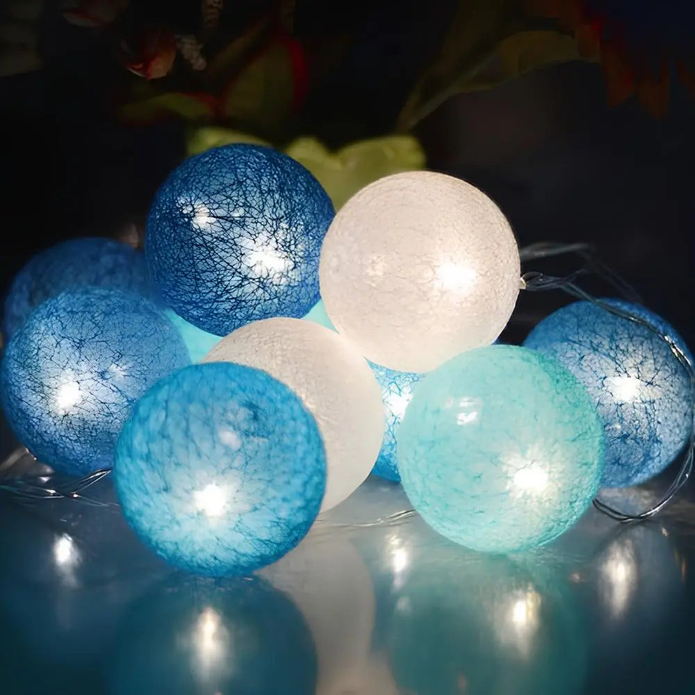Atmospheric Ball String Lights Soft Glow Home Decorative Lights