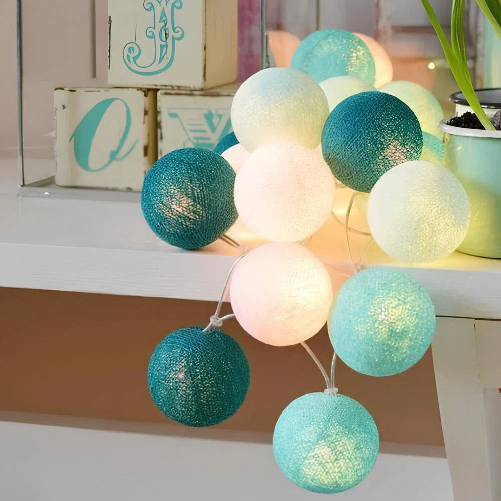 Atmospheric Ball String Lights Soft Glow Home Decorative Lights