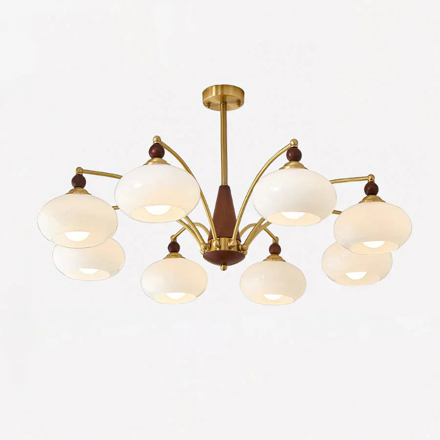 Retro Melodica Mid-Century Retro Glass Chandeliers