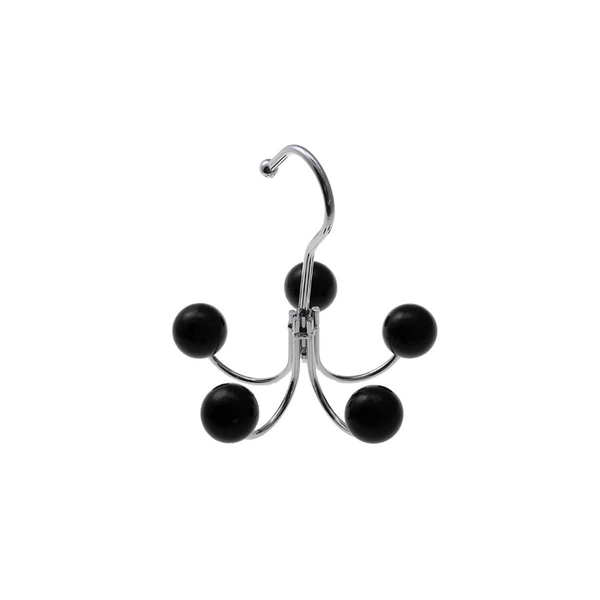 Rotating Wall Hook with Wooden Balls Compact Decorative Hook