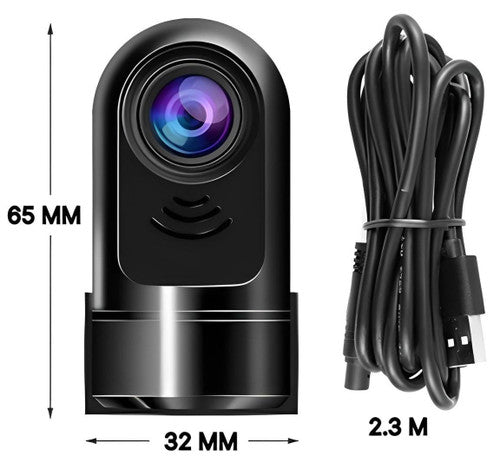 Smart Dashcam with AI Parking Guard, GPS Route Tracking & Night Vision