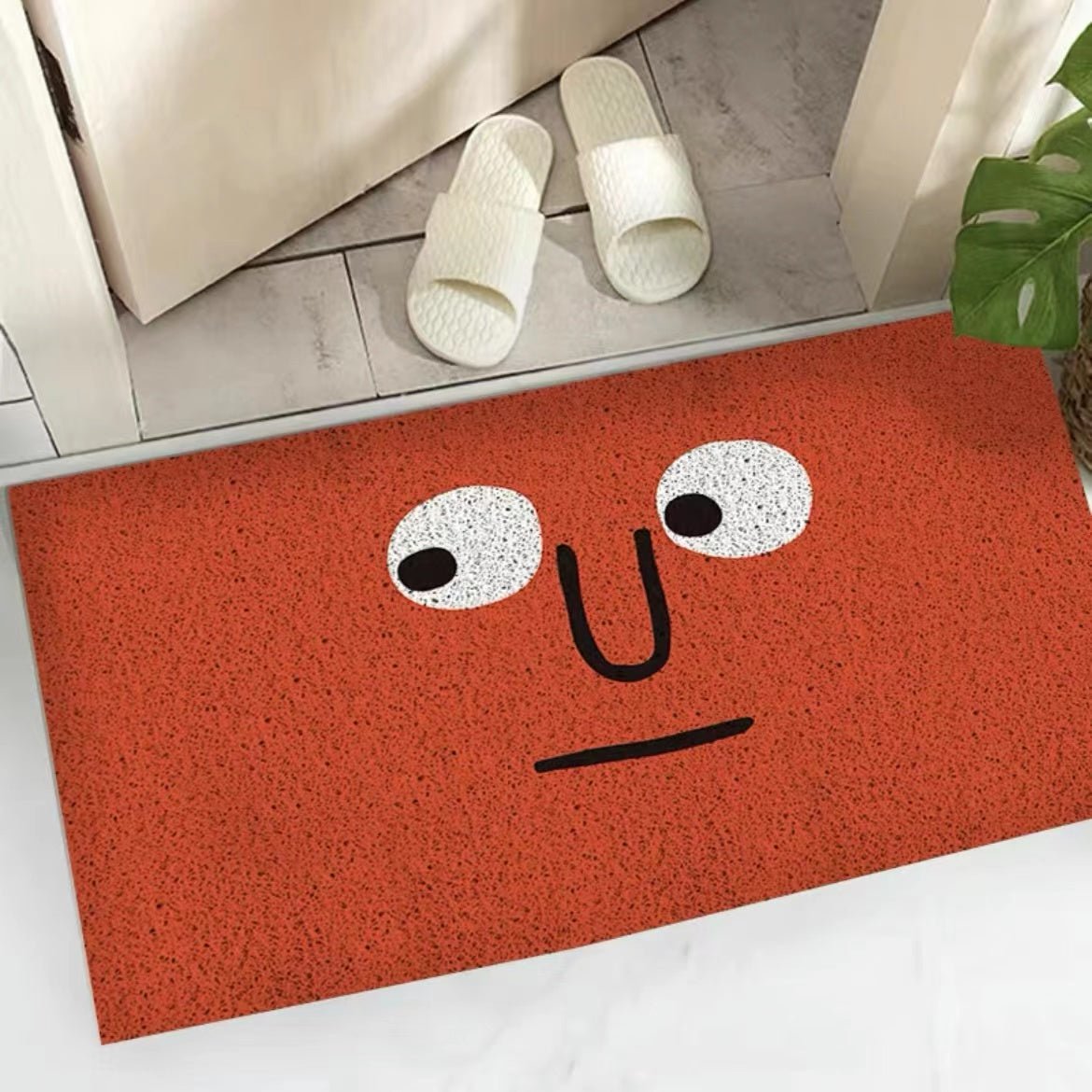 Emoji Mood Door Mat Playful Front Door Decor in Multiple Designs