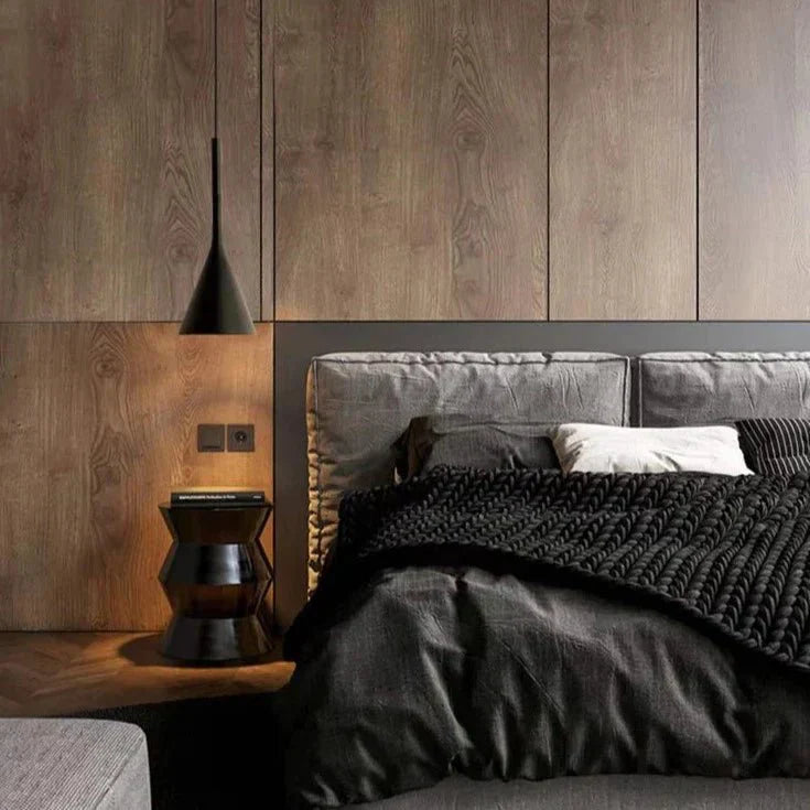 Minimalist Cone Pendant Light for Bedroom