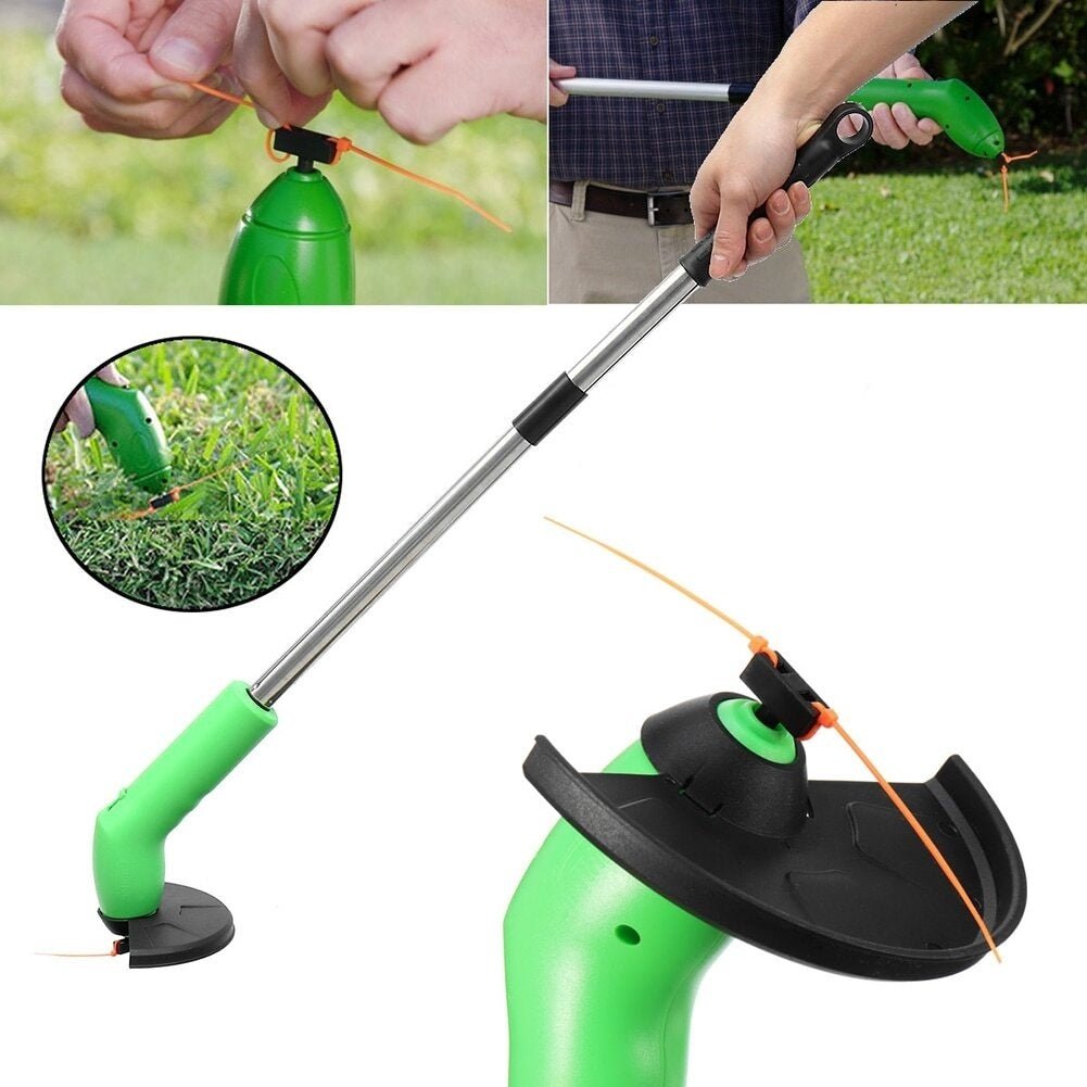 Portable Electric Weed Trimmer Lightweight Cordless Lawn Edger